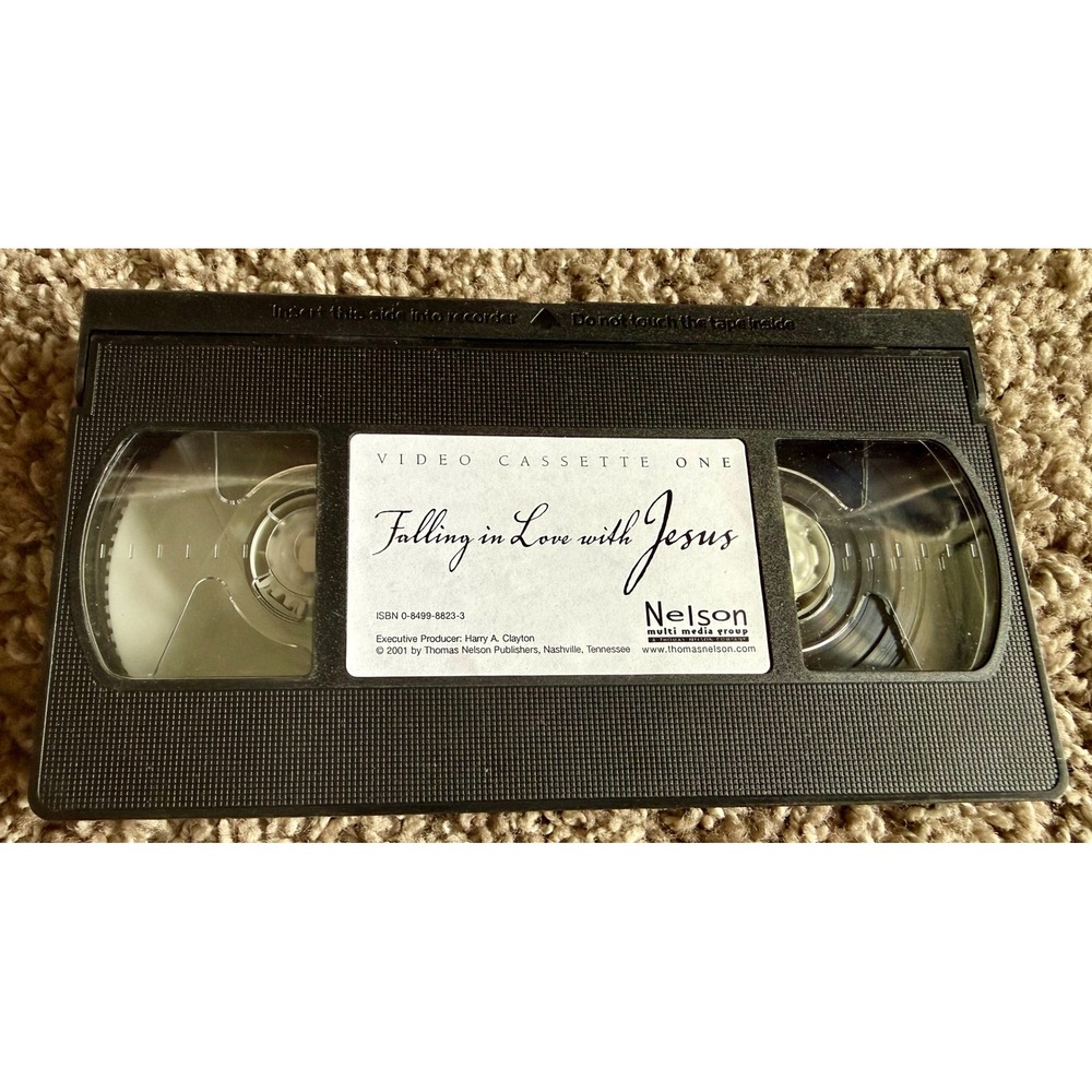 Thomas Nelson Falling in Love with Jesus VHS Tape Excellent Religious